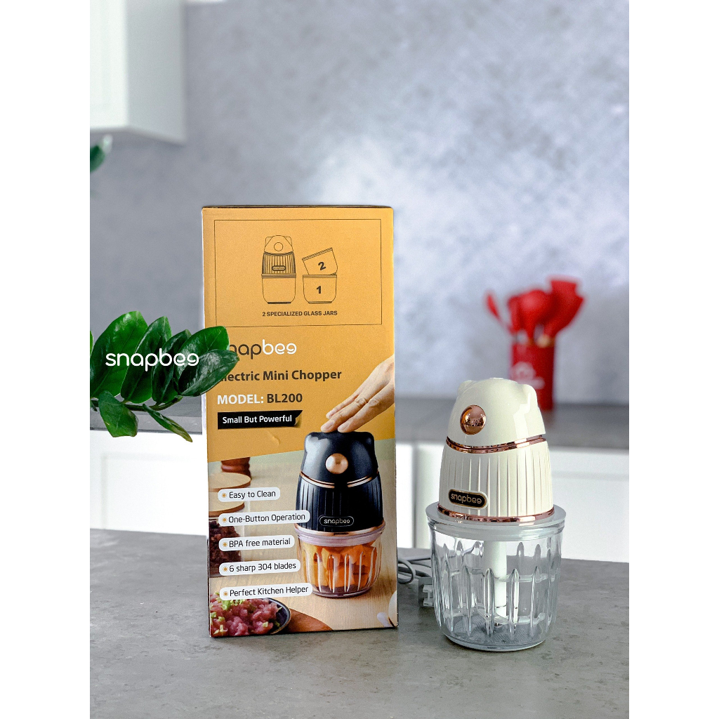 Máy xay thịt xay tỏi ớt xay đồ ăn dặm đa năng Snapbee