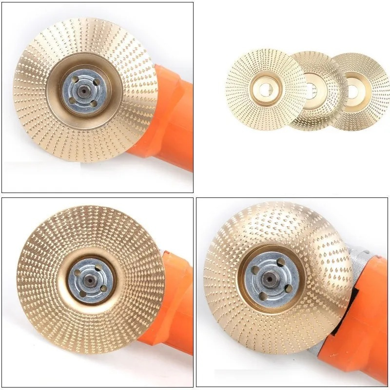 Đĩa phay mài cắt gỗ đa năng gắn máy mài cầm tay-Đĩa nghiền gỗ, đĩa mài bằng gỗ đa chức năng