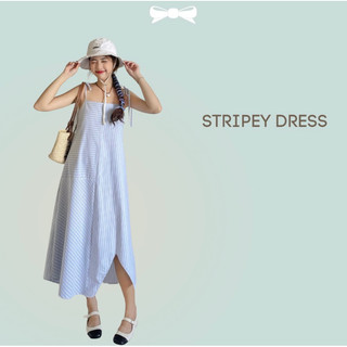 SODA POP - Stripey Dress -  Đầm 2 dây sọc xanh