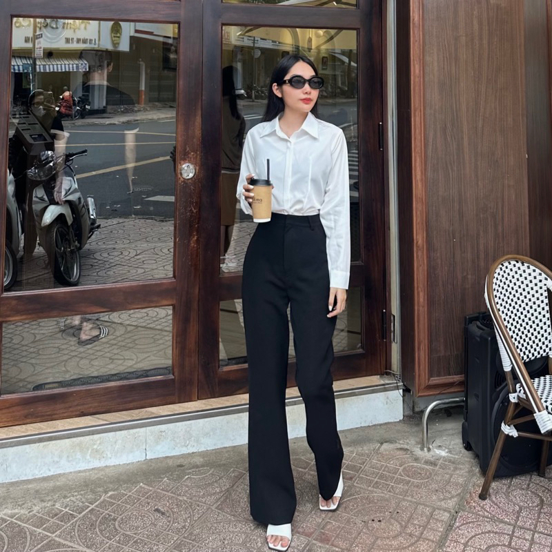 Quần tây hơi loe thiết kế by Dens.clothing dài 103cm