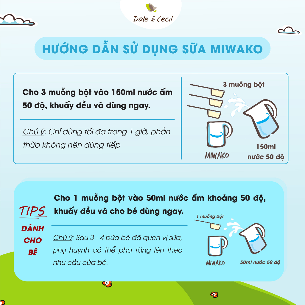 Sữa Công Thức Hạt Thực Vật Hữu Cơ Miwako Vị Gạo và Miwako A+ Vị Vani 700g - Miwako Việt Nam
