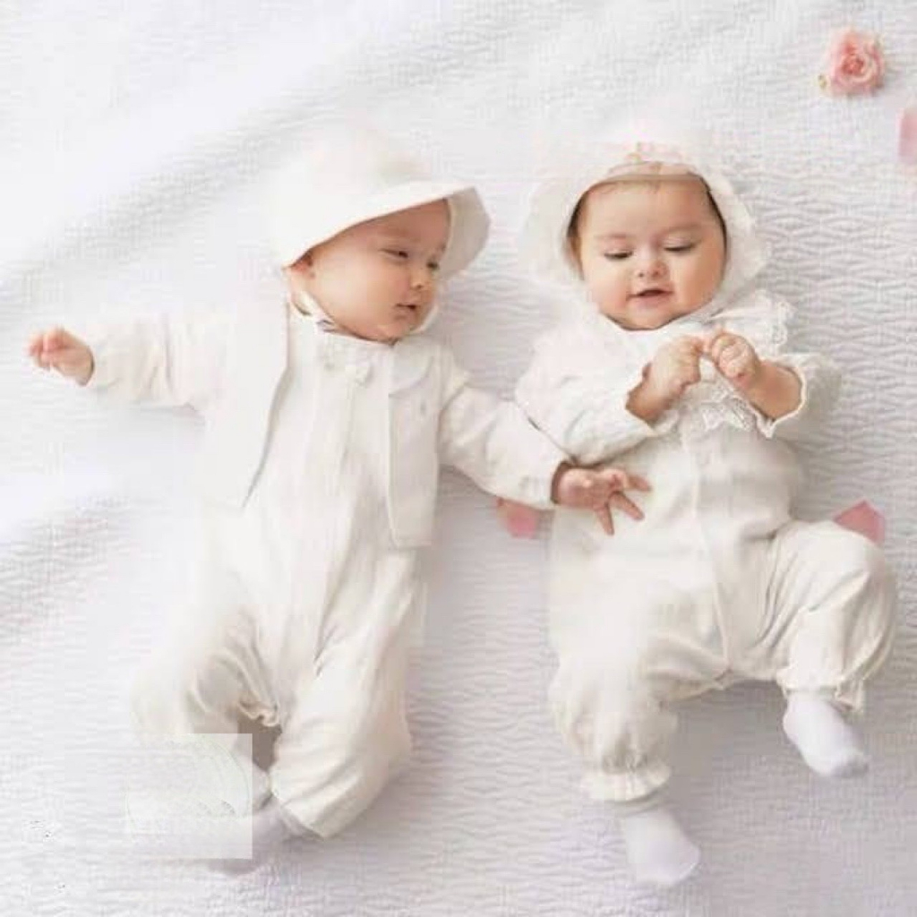 Sét body ren nơ 2 màu hồng và trắng kèm mũ cho bé SHOP MẸ BÔNG