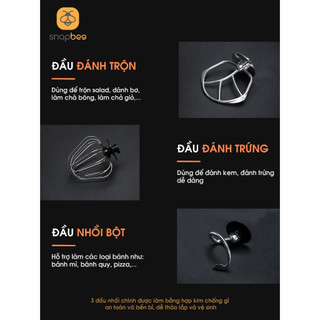Máy trộn bột đánh trứng đa năng Snapbee queen