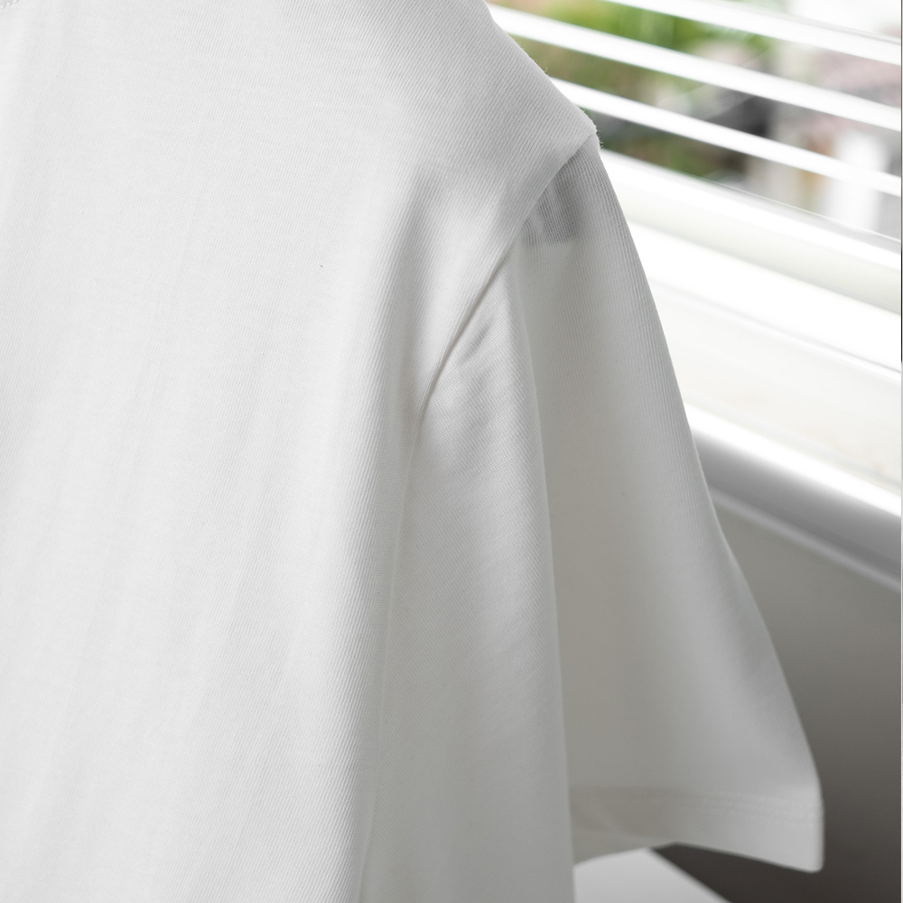 Áo Thun Trơn Holiday Basic Tee | Màu trắng form rộng 250gsm