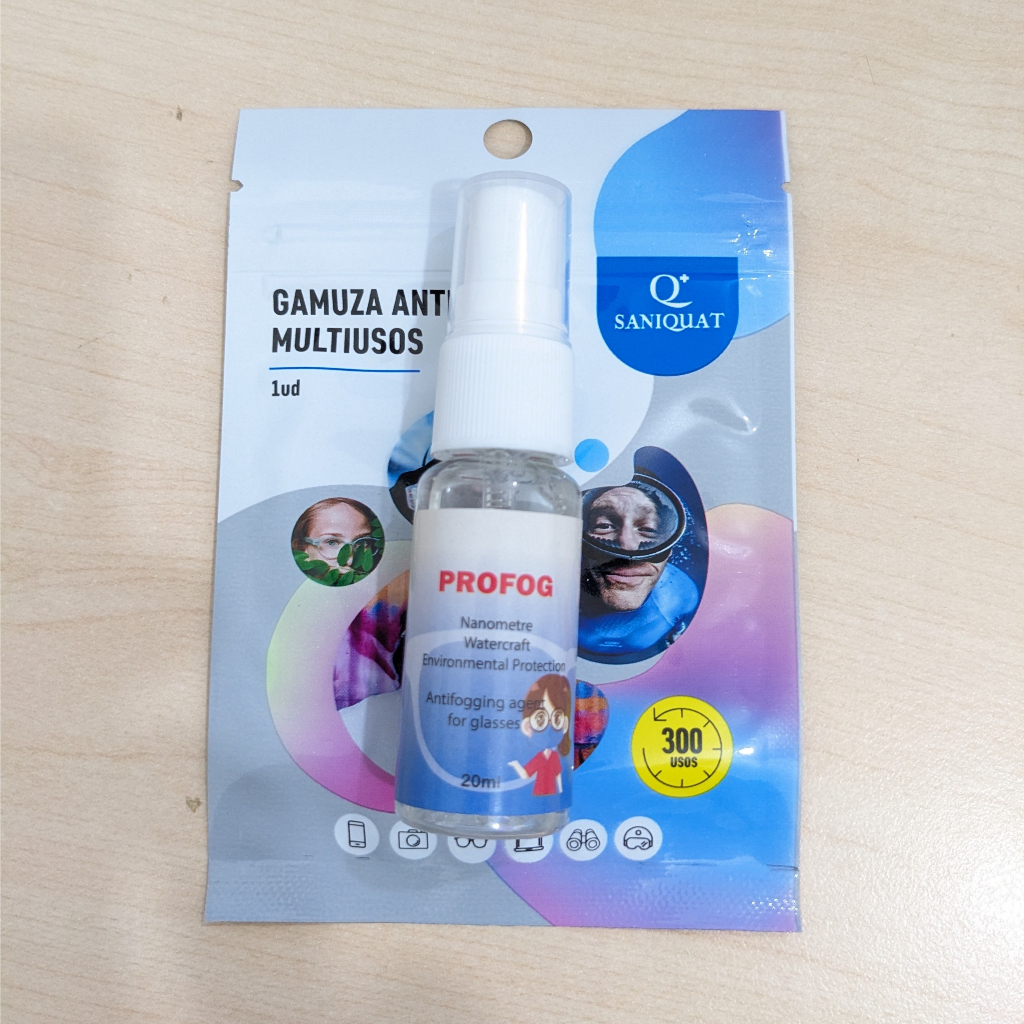 Chai xịt nano chống bám hơi nước,sương mờ cho mắt kính