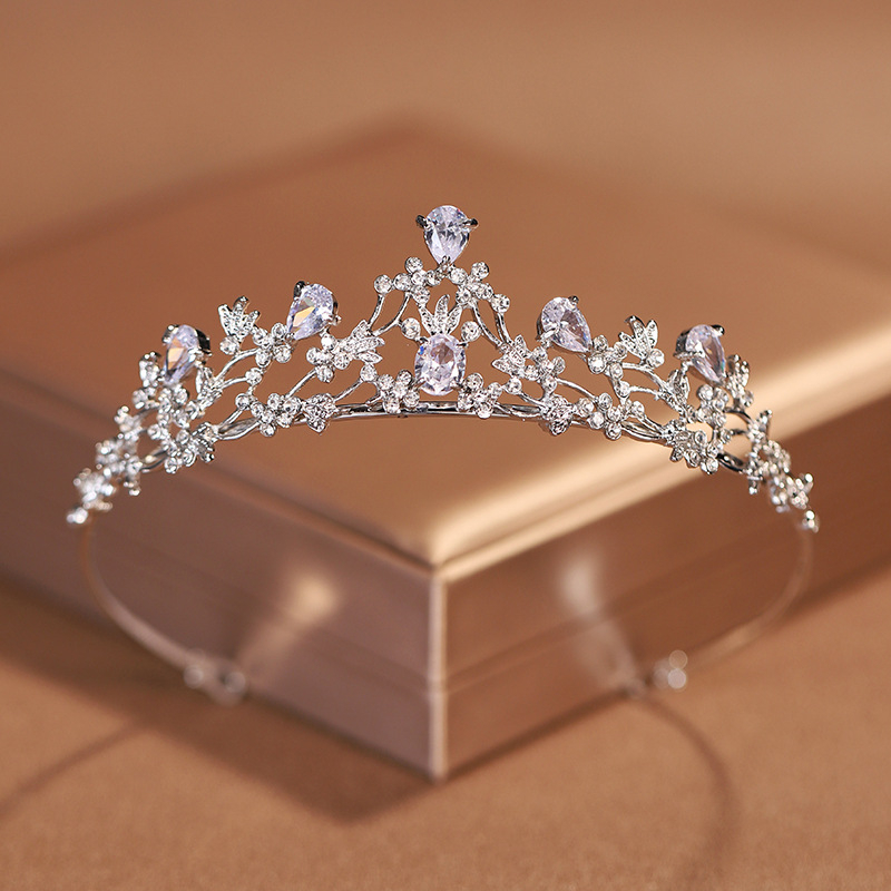 Vương miện công chúa cho bé gái đính đá lấp lánh xinh xắn dễ thương