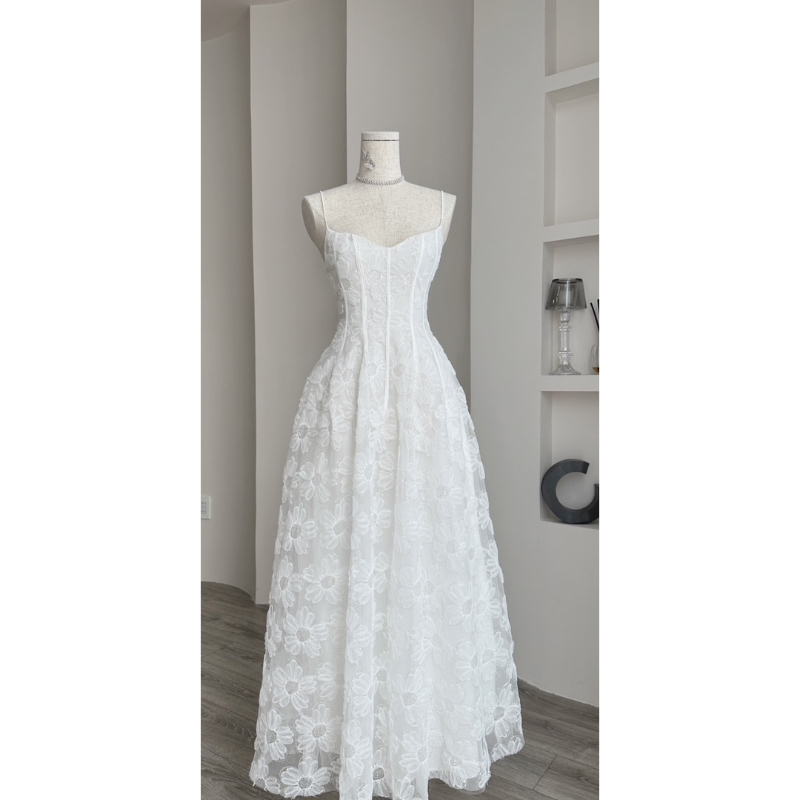 👗 ĐẦM MAXI REN KIM SA 2 DÂY