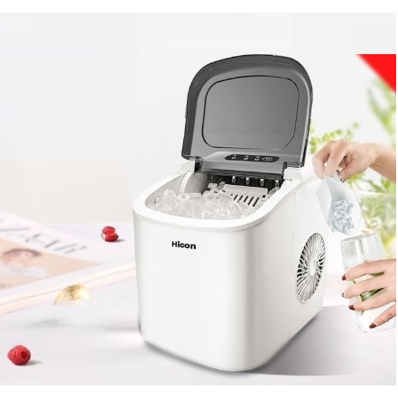 Máy Làm Đá Viên Hicon Tủ Đá Giữ Nhiệt Mini Gia Đình Tạo Đá Siêu Tốc Trong 6 -  Phút