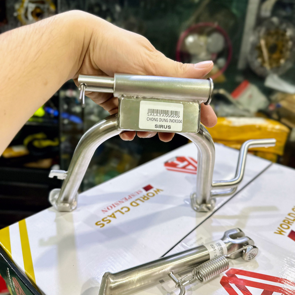 Bộ Chống Inox 304 Yamaha Sirius 110 Salaya chính hãng