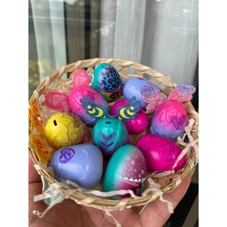 Giỏ trứng Hatchimals - quà cho bé (10 TRỨNG KHÔNG TRÙNG MẪU THÚ)