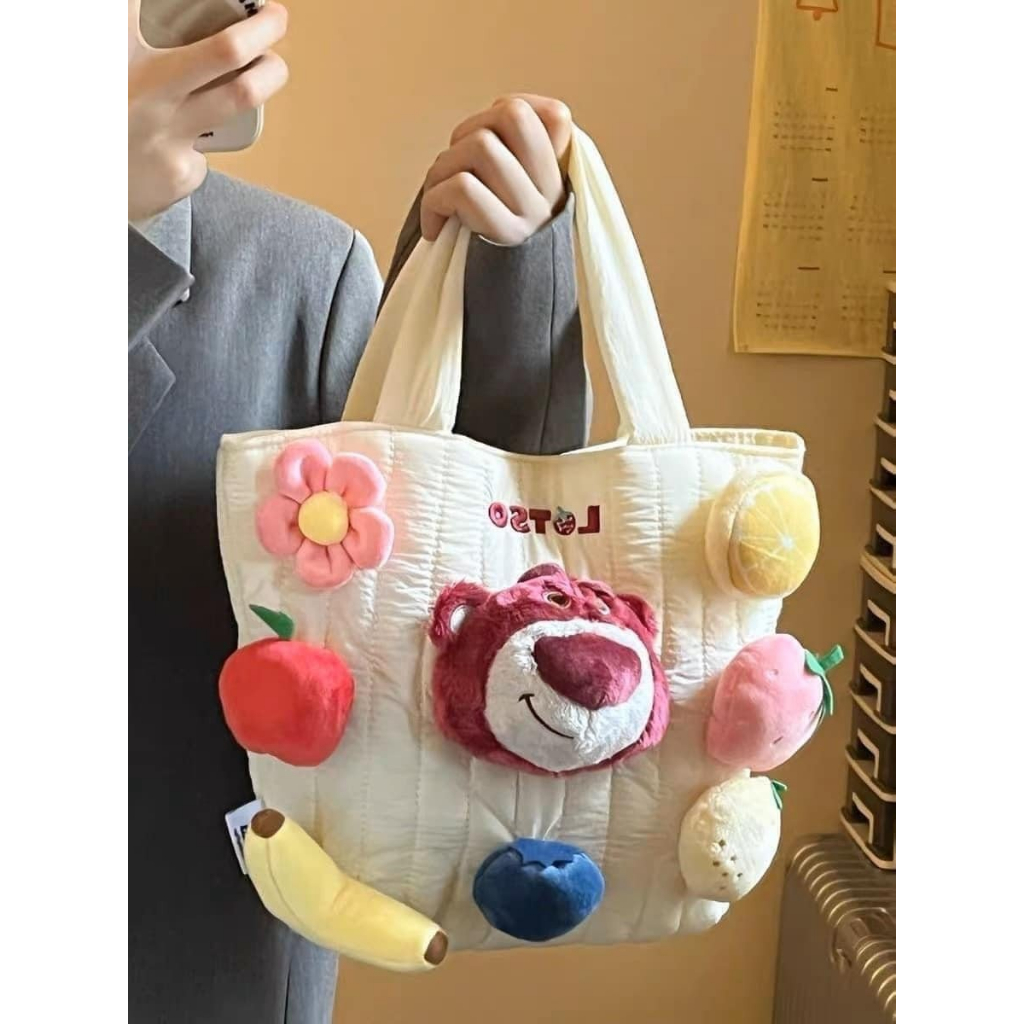 Túi tote gấu Lotso