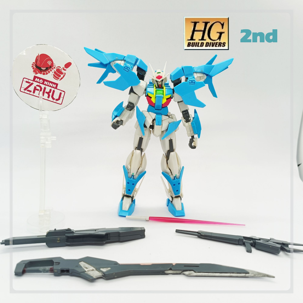 [2nd ĐÃ RÁP] Mô hình lắp ráp gundam 2nd Bandai HGBD Gundam 00 (Higher Than Sky Phase)