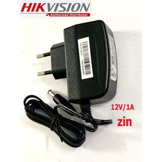 Adapter - Nguồn 12V-1A Hikvision Dùng cho camera, đèn Led - hàng chính hãng