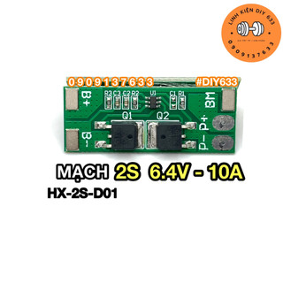 Mạch lifepo4 3.2v 2s 10a hx-2s-d01