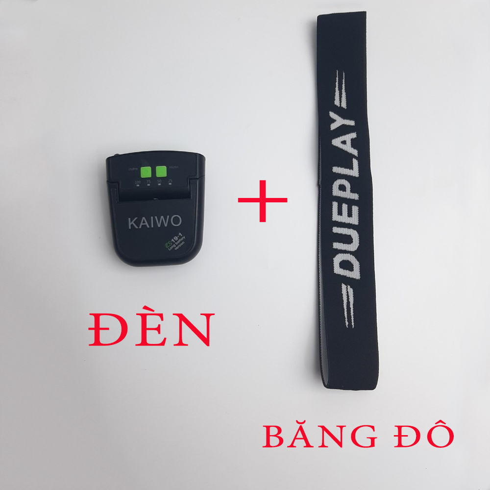 Đèn Mini Cảm Ứng Kẹp Mũ Chính Hãng Kaiwo Sạc USB dành Cho Người Đi Câu, Đi Leo Núi, Cắm Trại...