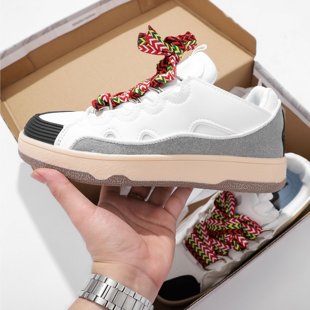 Giày Nam Nude Sole Colorful String, Chất Đế Cao Su Non, Giày Da Lộn, GI0006, SOMEHOW