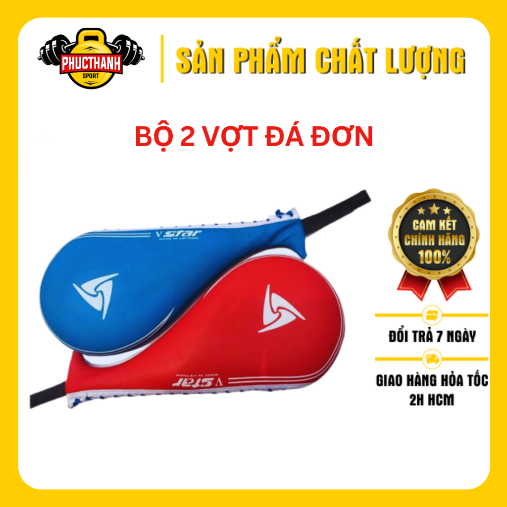 Bộ 2 vợt đá đơn