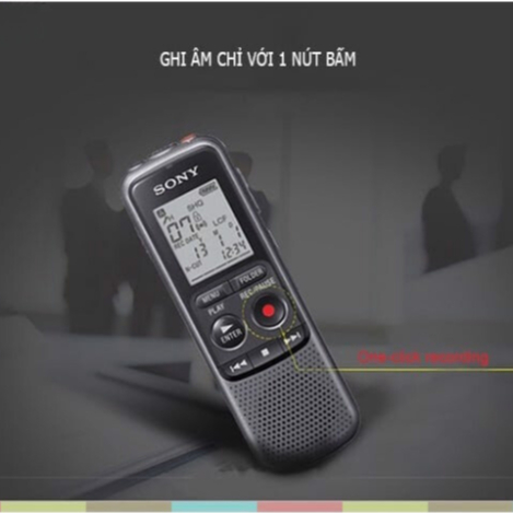 Máy ghi âm SONY PX240 chính hãng ,máy ghi âm sử dụng Pin AAA liên tục 62 giờ ,chất lượng âm thanh chuẩn ,loa ngoài to dõ