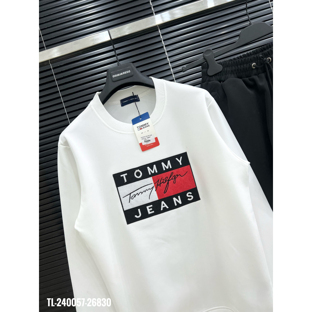 🔥Hot🔥Bộ nỉ Tommy thêu bảng thiết kế hot trend Nam nữ New 2023