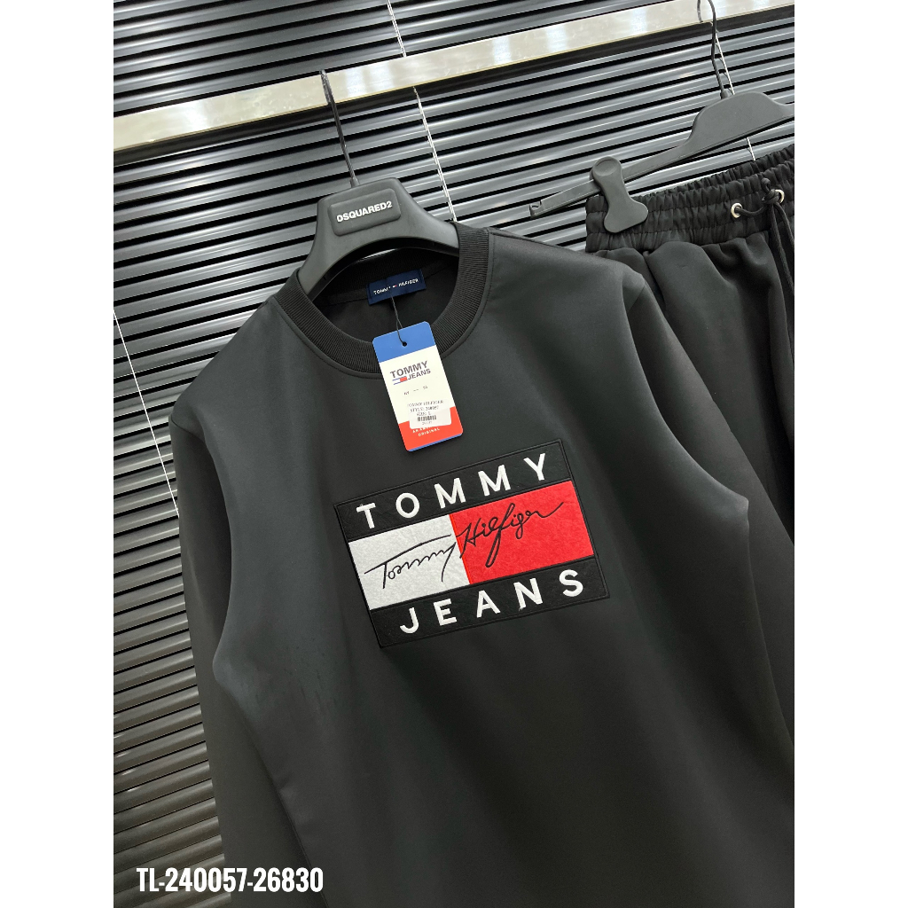 🔥Hot🔥Bộ nỉ Tommy thêu bảng thiết kế hot trend Nam nữ New 2023