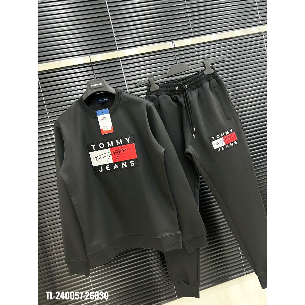 🔥Hot🔥Bộ nỉ Tommy thêu bảng thiết kế hot trend Nam nữ New 2023