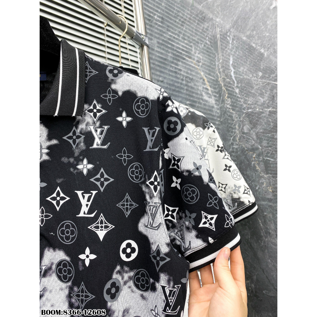 🔥Hot🔥Áo polo LV họa tiết thiết kế hot trend Nam nữ New 2023
