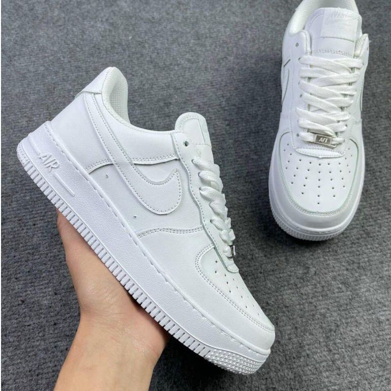 Giày _Nike Air Force 1 tích đen nam nữ, Giày AF1 vệt đen hàng trung bản Cao Cấp