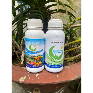 Combo 2 chai 500ml . thúc ra hoa nhiều , chống rụng hoa, chống rụng quả non, dưỡng quả non, thúc quả lớn, chống nứt quả
