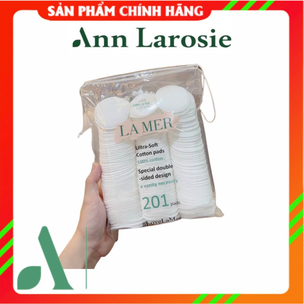 Bông Tẩy Trang LaMer 201 Miếng và 120 miếng 100% Bông Cotton Tự Nhiên