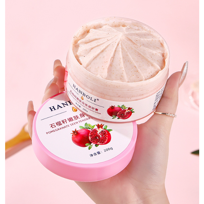HANBOLI Tẩy da chết Toàn thânChiết xuất từ Lựu BODY SCRUB