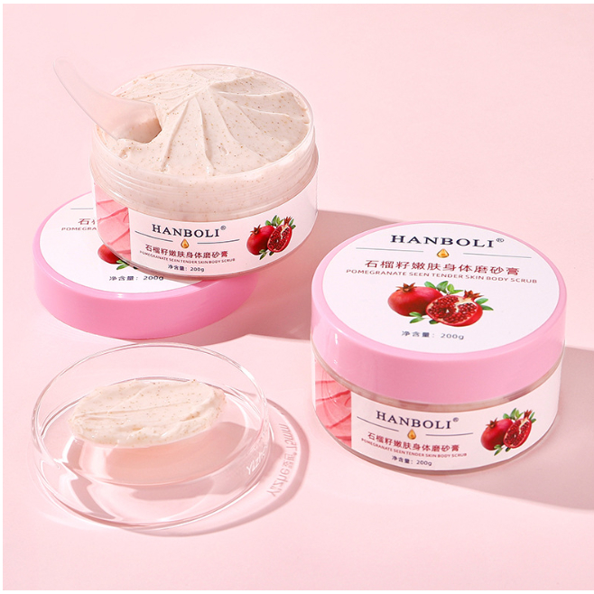 HANBOLI Tẩy da chết Toàn thânChiết xuất từ Lựu BODY SCRUB