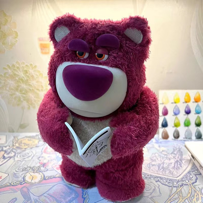 Mô hình Lotso gấu dâu 18cm biểu cảm cool ngầu mẫu mã mới nhất _ TingTing