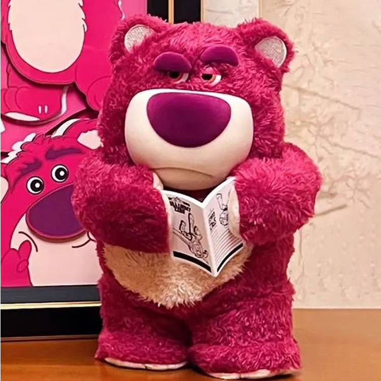 Mô hình Lotso gấu dâu 18cm biểu cảm cool ngầu mẫu mã mới nhất _ TingTing