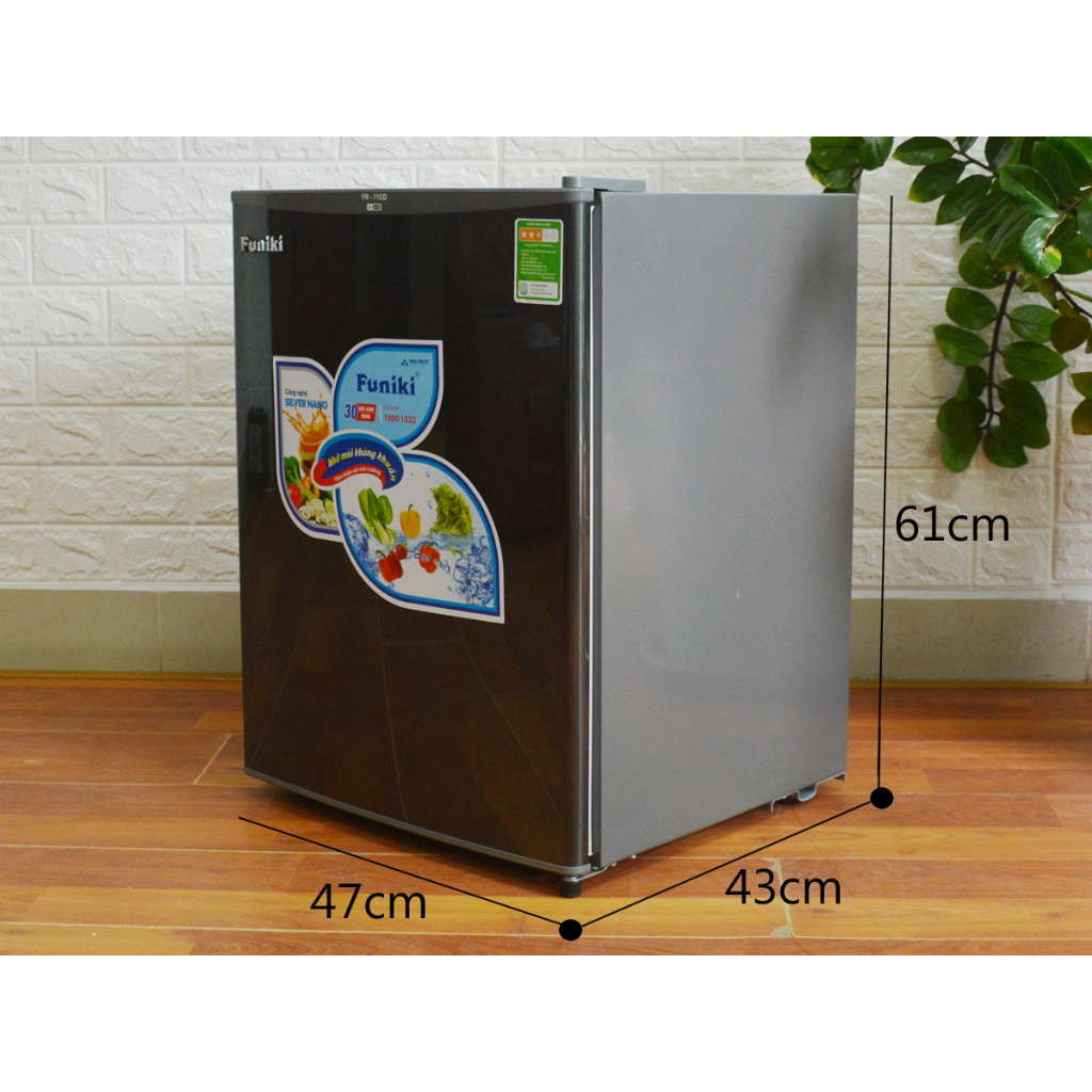 Tủ lạnh mini Funiki FR-71DSU 70 lít - Hàng chính hãng