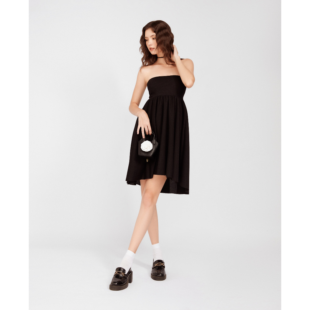 ITSCICICO - Đầm MINNIE babydoll quây ngực dệt kim lấp lánh