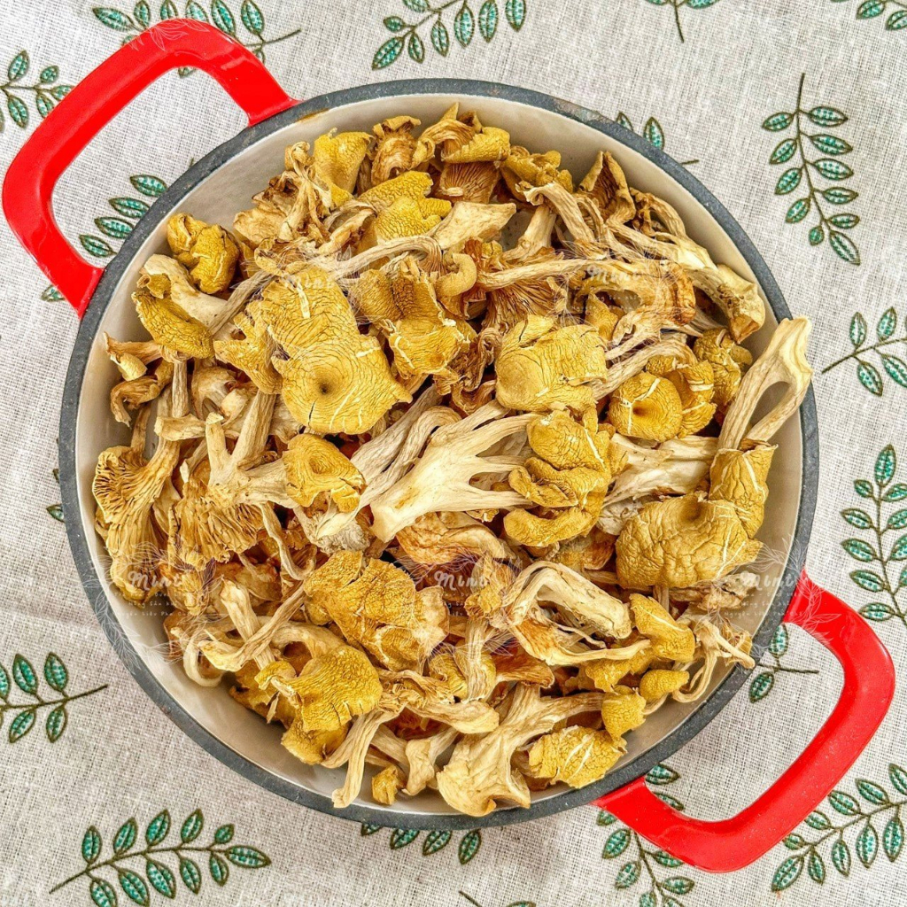 Nấm Mỡ Gà Sấy Khô  - Túi 100gr