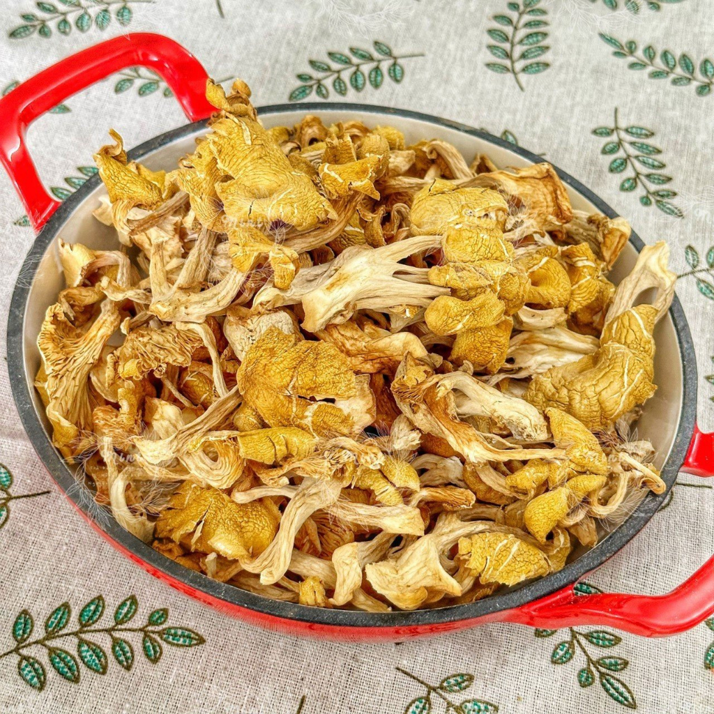 Nấm Mỡ Gà Sấy Khô  - Túi 100gr