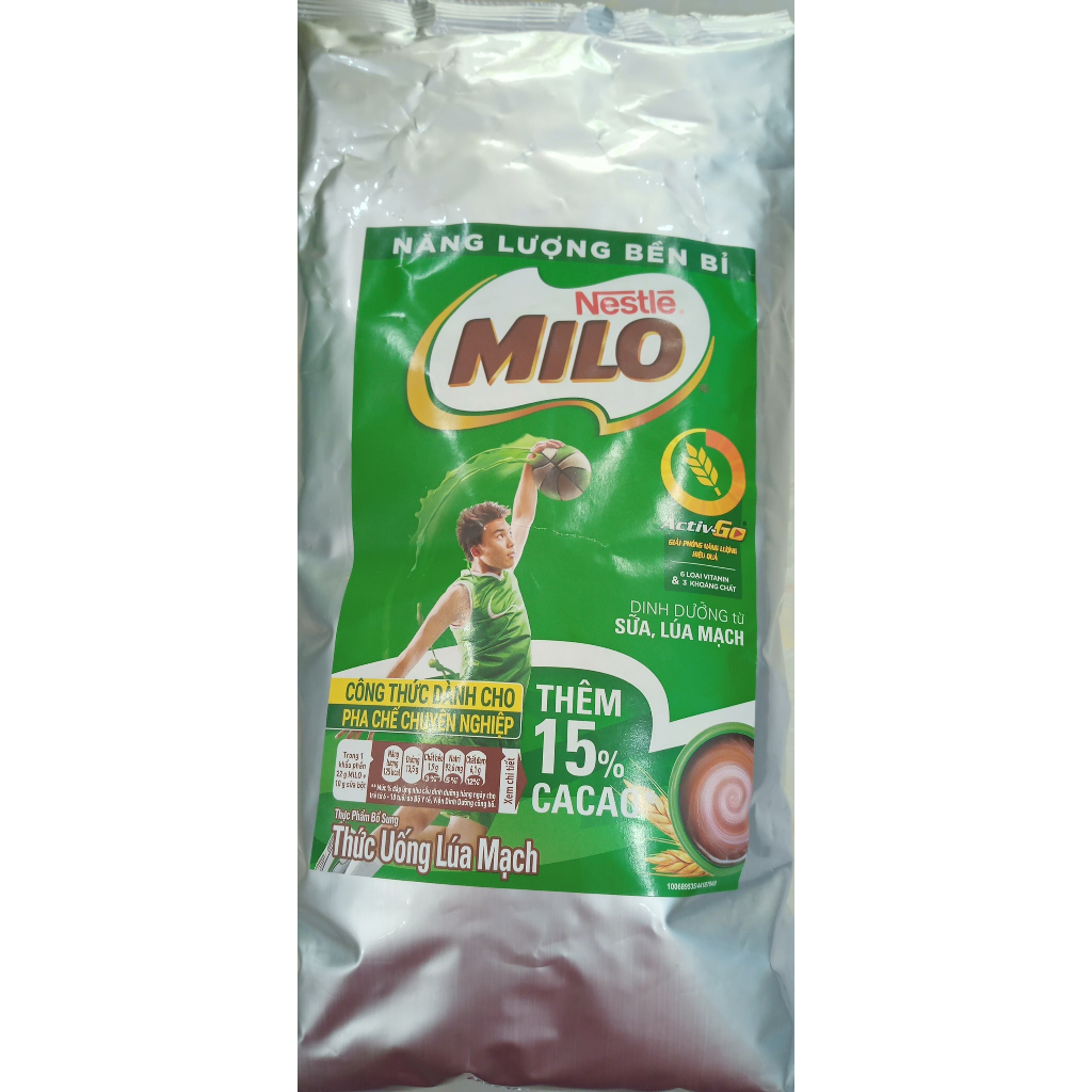 Bột Milo Nestlé Nguyên Chất