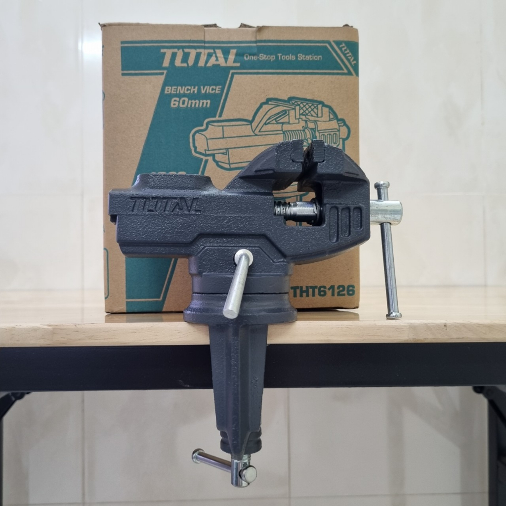 Êto kẹp bàn xoay 360 độ , Lực kẹp tối đa 1000KGS Total THT6126