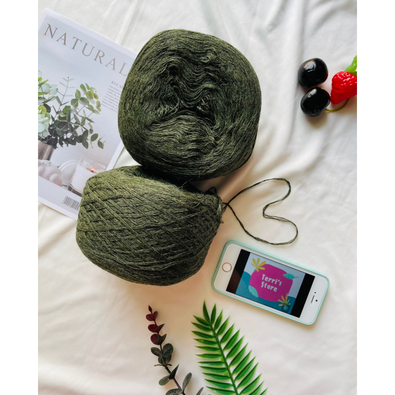 Yarn - Len lông thỏ  - Sợi đã chập 3 - Đan móc đồ ấm thu đông