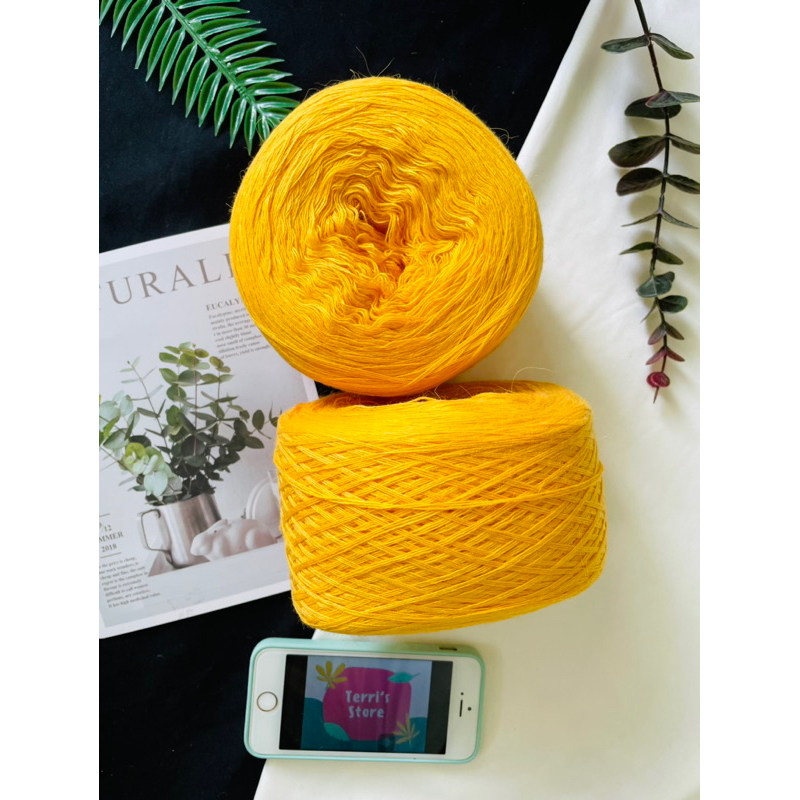 Yarn - Len lông thỏ  - Sợi đã chập 3 - Đan móc đồ ấm thu đông