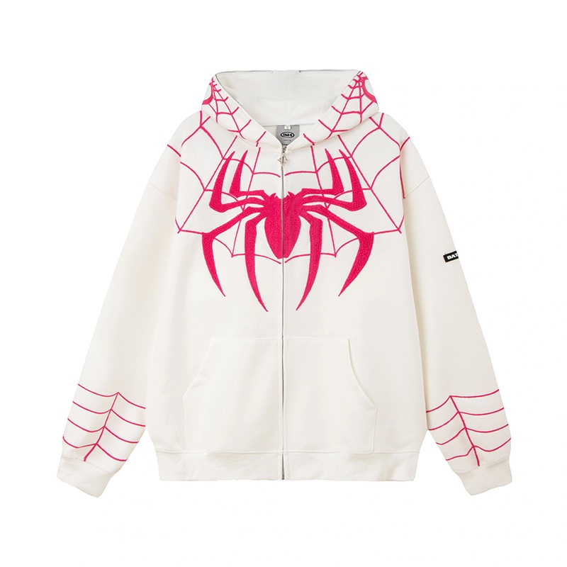 Áo Hoodie zip có mũ chất liệu nỉ bông in họa tiết Spiderman , áo nỉ hoodie người nhện mùa đông boy phố HOT TREND 2023