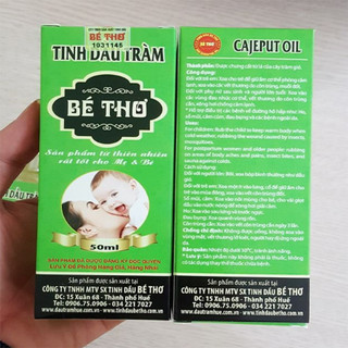 Dầu tràm bé thơ chai 50ml và 100ml