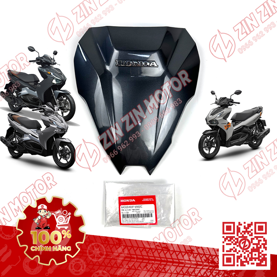 Mặt Nạ Trước Nhỏ AB 125 2020 - 2023+, AirBlade 150 2020 2021, Air Blade 160 2022 2023+ Đủ Màu Chính Hãng Honda - ZZM
