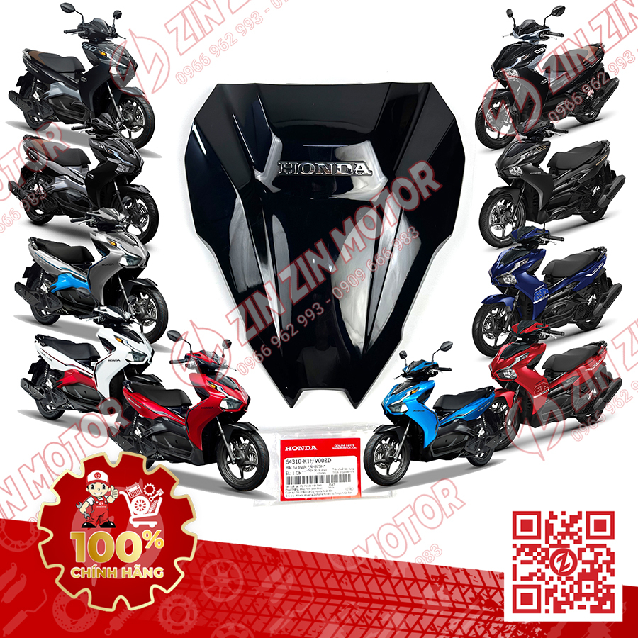 Mặt Nạ Trước Nhỏ AB 125 2020 - 2023+, AirBlade 150 2020 2021, Air Blade 160 2022 2023+ Đủ Màu Chính Hãng Honda - ZZM
