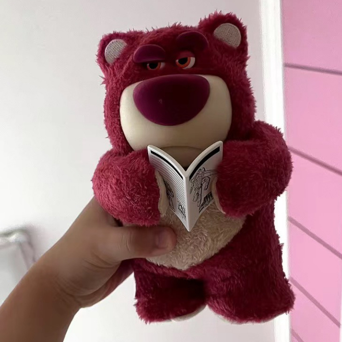 Mô hình Lotso gấu dâu 18cm biểu cảm cool ngầu mẫu mã mới nhất _ TingTing