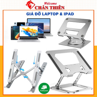 Giá đỡ Laptop Mac.Book Ultra.book máy tính bảng i.Pad điều chỉnh độ cao tản nhiệt dễ dàng gấp gọn