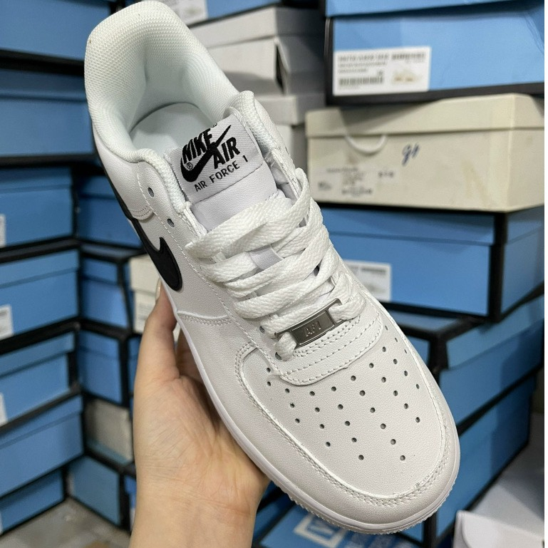 Giày_Nike air force 1 vệt đen s.cấp, giày thể thao af1 trắng vẹt đen nam nữ đầy đủ phụ kiện | BigBuy360 - bigbuy360.vn