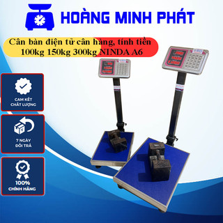 Cân điện tử nhật bản NINDA 100kg 150kg 300kg A6. Tính giá tiền hàng cao cấp. Hàng chất lượng cao