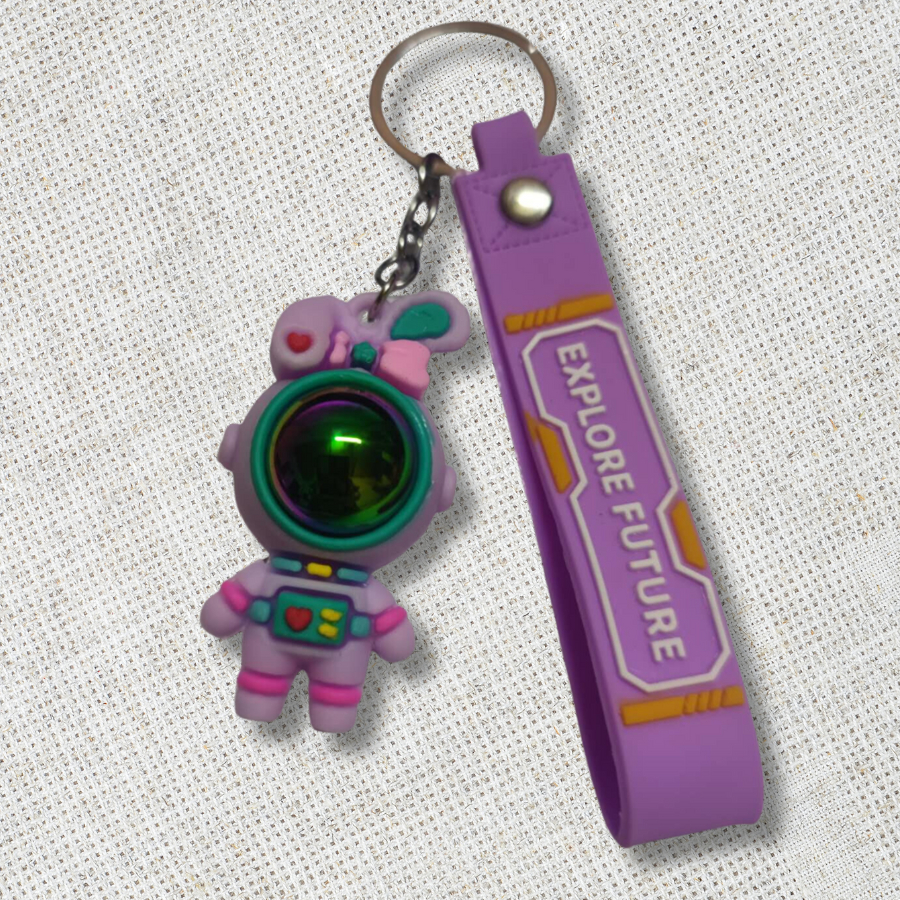 Móc khóa phi hành gia chất liệu silcon siêu đẹp cao cấp móc dành cho balo cắp sách chìa khóa xe sang xịn